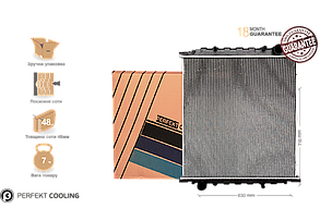 Радіатор без рами MAN M90/ M2000 PERFEKT COOLING 301-MN6371-01