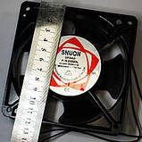 Осьовий вентилятор 120x120x38, AC 220V, 0.14 A, фото 3