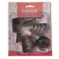 Набір вирубок для пряників Ялинки, 5 шт