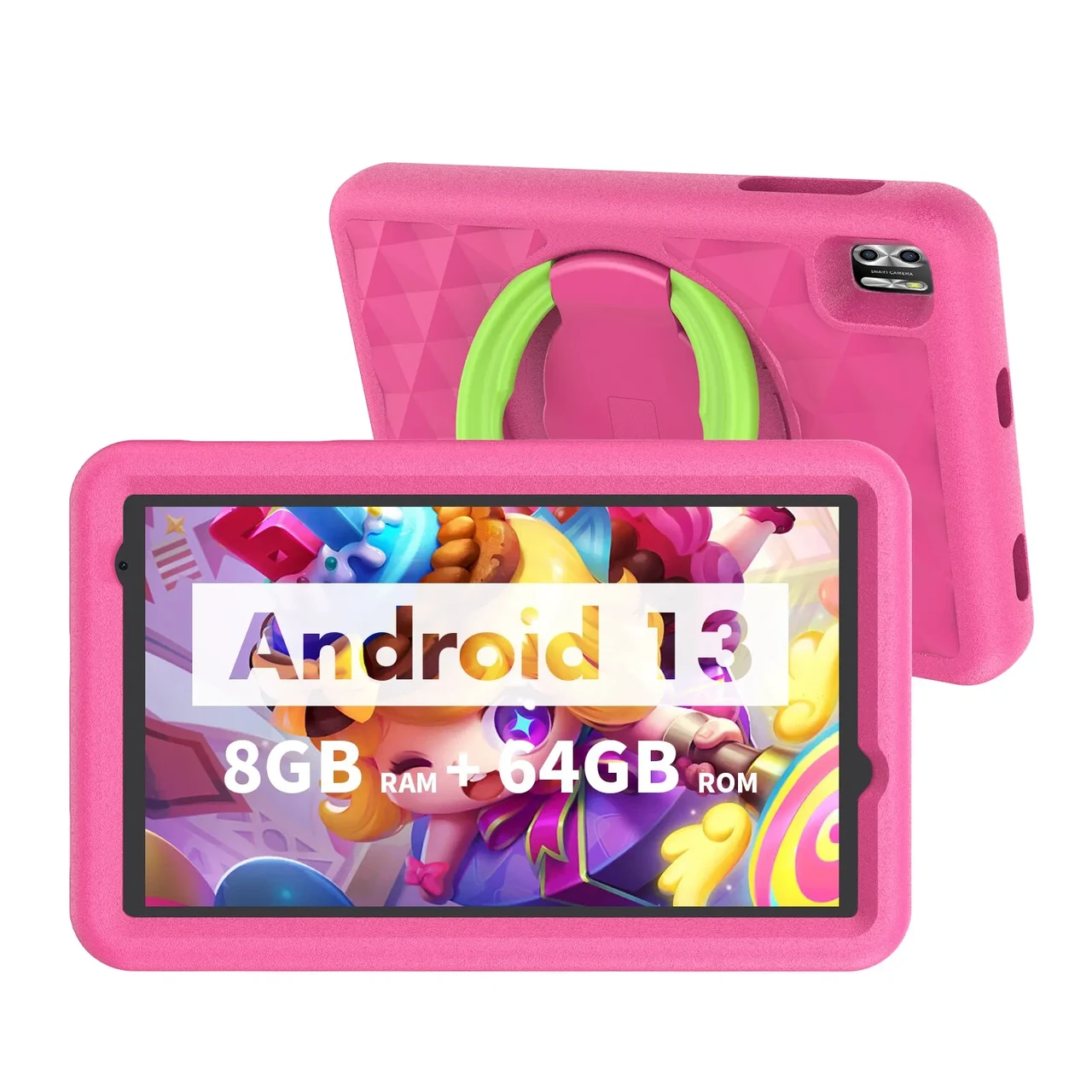 Планшет Vasoun Tab L8 Kids Android 13 8/64Gb Wi-Fi/Bluetooth (Pink)
