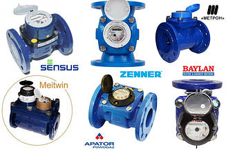 Фланцеві лічильники води турбінні та іригаційні