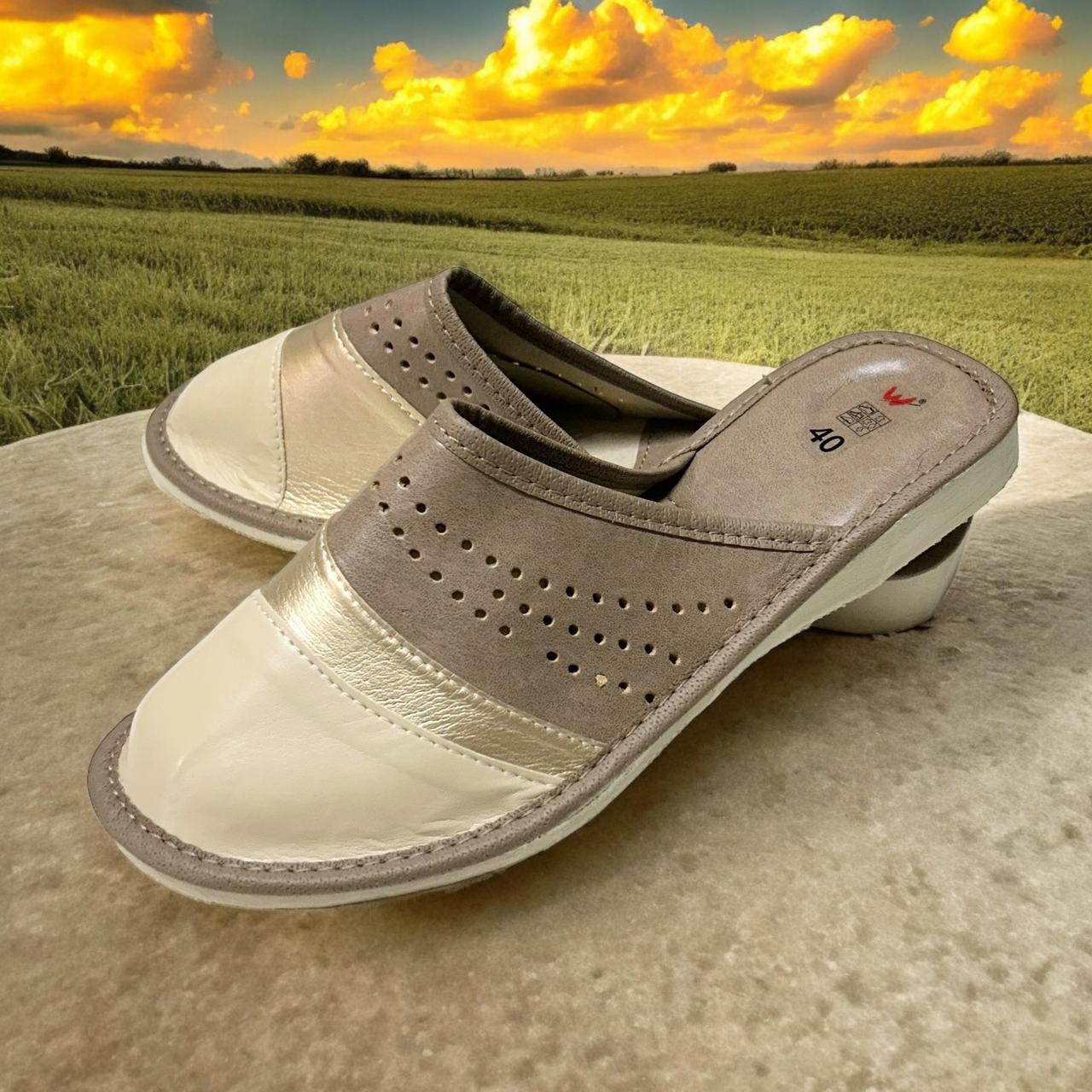 Шкіряні жіночі капці 030-41, фото 1