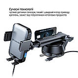Бездротовий зарядний пристрій СolorWay AutoSense Car Wireless Charger 2 (Dashboard+Air Vent) 15W (CW-CHAW040Q-BK), фото 5