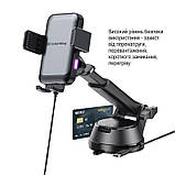 Бездротовий зарядний пристрій СolorWay AutoSense Car Wireless Charger 2 (Dashboard+Air Vent) 15W (CW-CHAW040Q-BK), фото 6