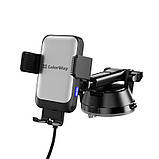 Бездротовий зарядний пристрій СolorWay AutoSense Car Wireless Charger 2 (Dashboard+Air Vent) 15W (CW-CHAW040Q-BK), фото 9