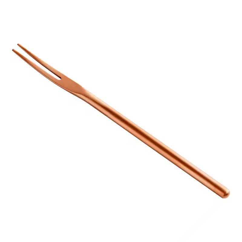 Виделка для фруктів Fork 13 см рожеве золото REMY-DECOR нержавіюча сталь