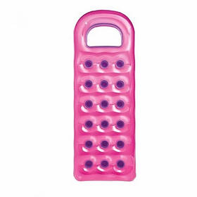 Надувний матрац стаканчики Intex 59895, 188 x 71см Рожевий, Toyman