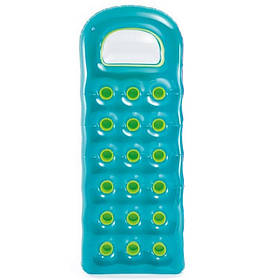 Надувний матрац стаканчики Intex 59895, 188 x 71см Салатовий, Toyman