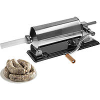 Шприц ковбасний 4 кг ГОРИЗОНТАЛЬНИЙ з нержавіючої сталі Browin на 4 кг (311004)