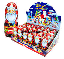 Шоколадна фігурка Дід Мороз 24 шт 30 г (Aras)