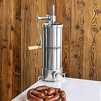 Шприц ковбасний на 5 кг ВЕРТИКАЛЬНИЙ з нержавіючої сталі Browin ( 311006)