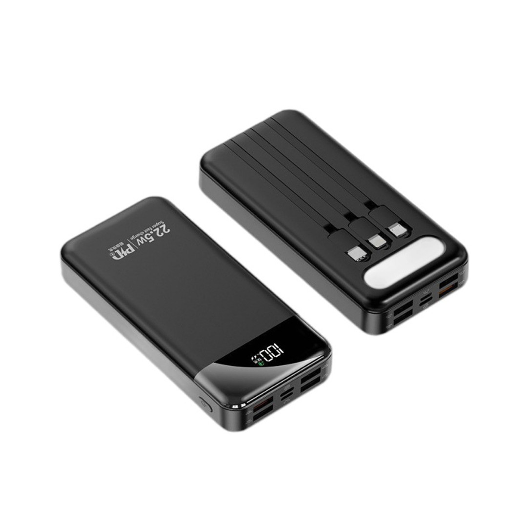 Портативний зарядний пристрій PowerBank на 30 000 mAh Зовнішній акумулятор високої ємності