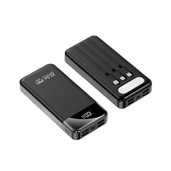 Портативний зарядний пристрій PowerBank на 30 000 mAh Зовнішній акумулятор високої ємності