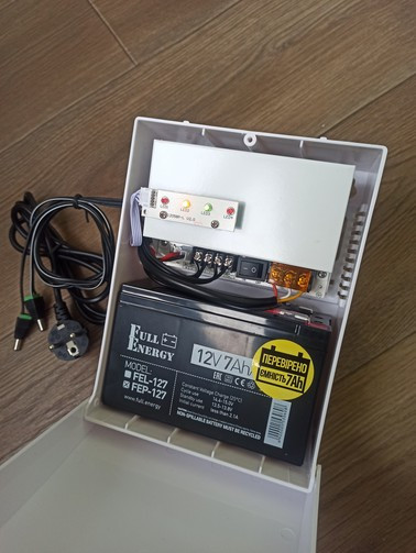 UPS  12В 5А з акумулятором для роутера, безперебійник, УПС