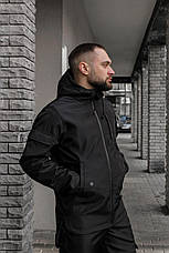 Куртка чоловіча soft shell "Easy" Intruder чорна, фото 2