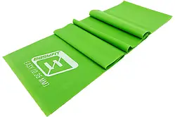 Еластична стрічка-гумка легка для пілатесу, фітнесу, йоги та реабілітації 0.35 мм Зелена Яніна