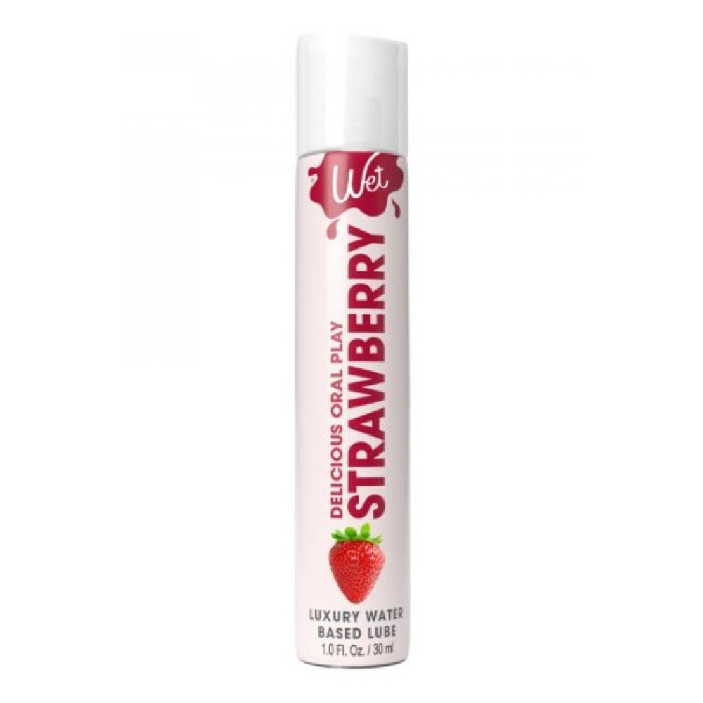 Лубрикант для мінету Wet Oral зі смаком полуниці Strawberry 30 мл