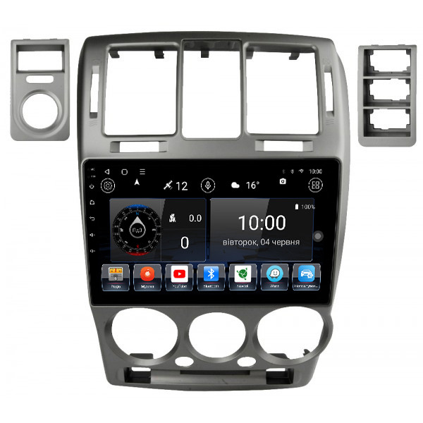 Штатна магнітола для Hyundai Getz 2004-2006 (Silver) на Android
