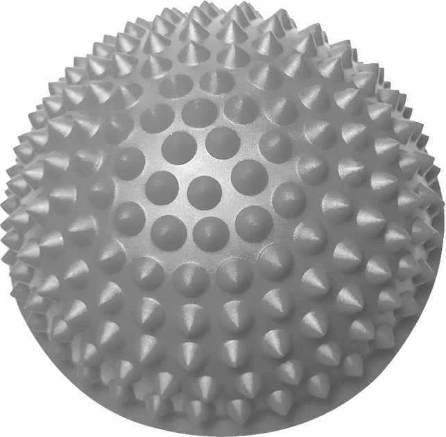 Напівсфера масажна шипи 16 см жорстка сіра, фото 1