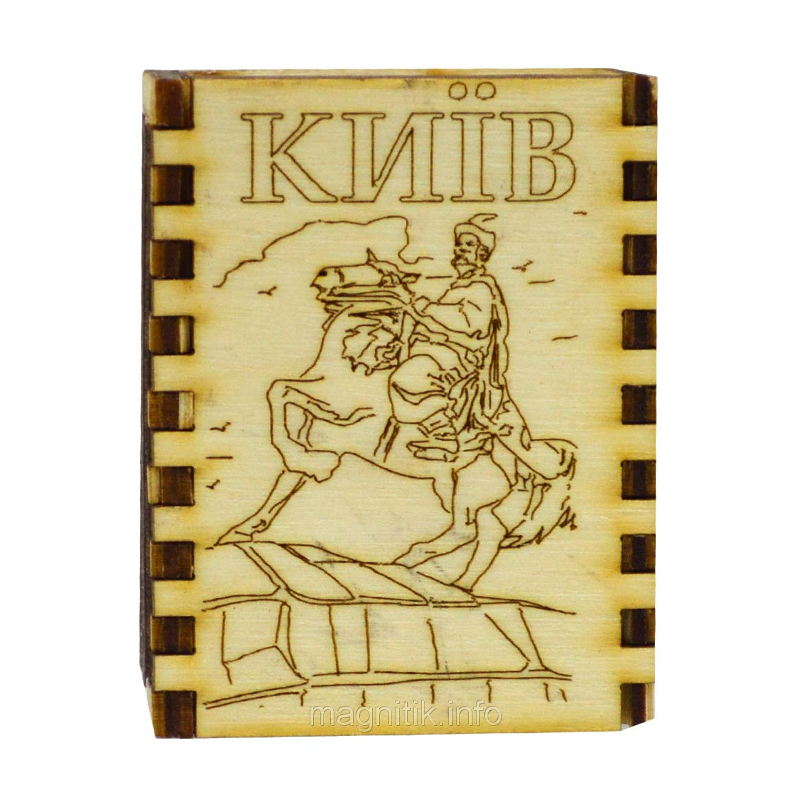 Сірники на магніті "Кієв: Пам'ятник Богдану Хмельницькому"