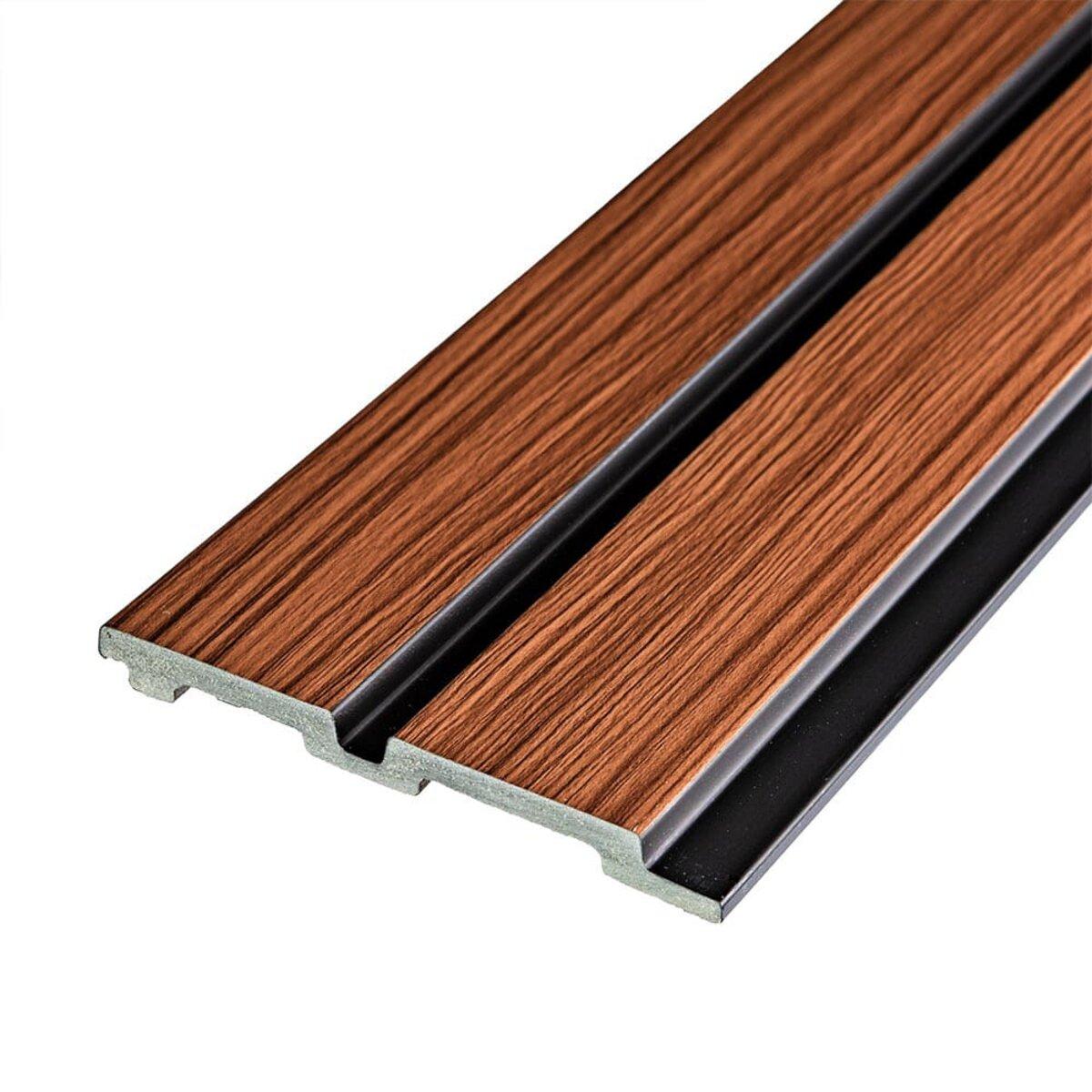 Рейка декоративна PS 2900х120х12мм Темний дуб SW-00001746, фото 1