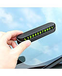 Паркувальна автовізитка Hoco DPH01 на панель автомобіля Black, фото 9