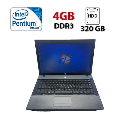 Ноутбук Б-клас HP 620/ 15.6" (1366x768)/ Pentium T4500/ 4 GB RAM/ 320 GB HDD/ GMA 4500M, фото 1