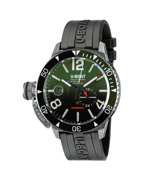 Годинник наручний U-BOAT 9520 SOMMERSO SS CERAMIC GREEN DIAL GREEN BEZEL S/N:0078