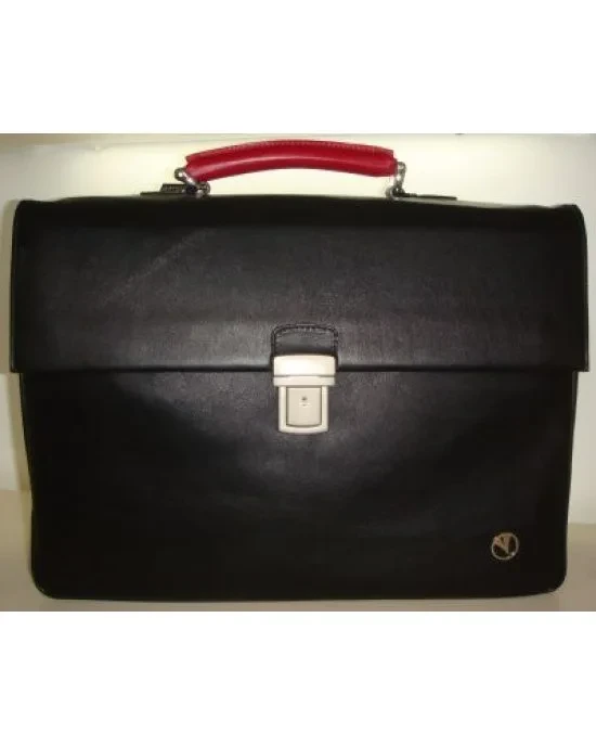 M11.B01 Bag leather whit 1 zip Портфель Marlen, фото 1