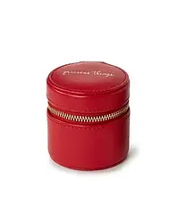 886272 Round Mini Zip Case - Red Wolf