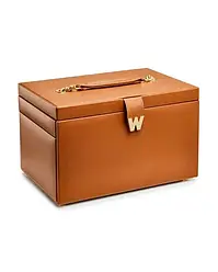 800843 Cassandra Jewelry Case WOLF Cognac