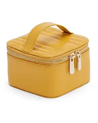 766593 Maria Zip Jewelry Cube - Mustard WOLF