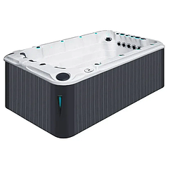 Плавальний SPA басейн Passion Spas Activity 1 (394x226x126 см), Сріблясто-білий Прямокутний