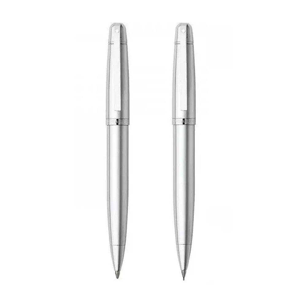 Набір Sheaffer Gift Collection 500 WW10 Bright Chrome CT (кулькова ручка + олівець), фото 1