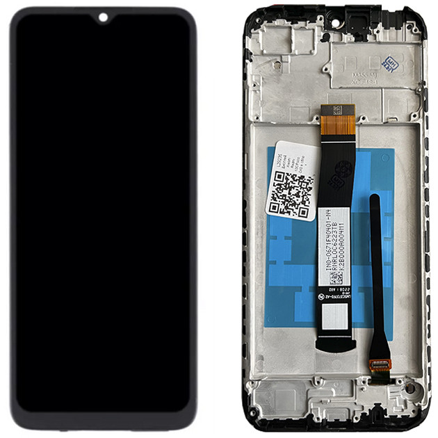 Дисплей Xiaomi Redmi 10C/Poco C40 у зборі із сенсором і рамкою Graphite Gray (оригінал завод), фото 1