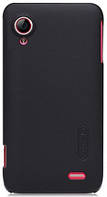 Чохол Nillkin Super Frosted Shield для Lenovo S720 black + захисна плівка