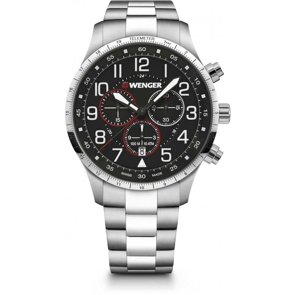 Чоловічий годинник Wenger ATTITUDE Chrono W01.1543.120, фото 1