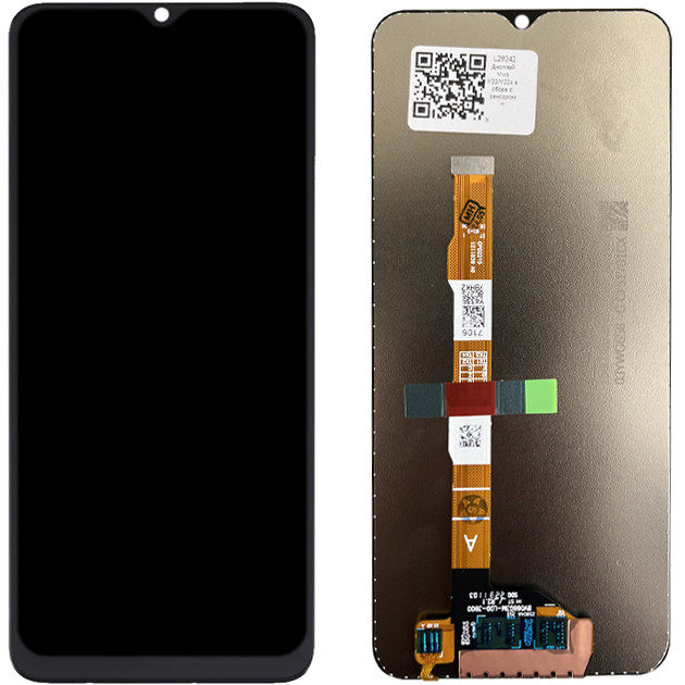 Дисплей Vivo Y22/Y22s у складі із сенсором black Original PRC