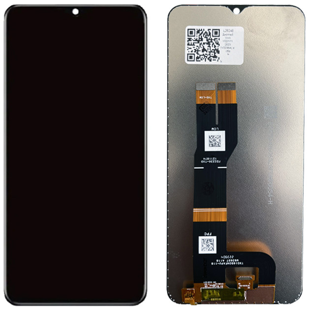 Дисплей Vivo Y02/Y11 2023 (V2236A) у зборі із сенсором black FULL orig