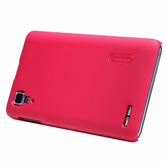 Чехол Nillkin Super Frosted Shield для Lenovo P780 bright red + защитная плёнка - фото 2 - id-p29418957