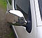 Накладки на дзеркала (2004-2008, 2 шт) Carmos - Хромований пластик для Renault Kangoo рр, фото 2