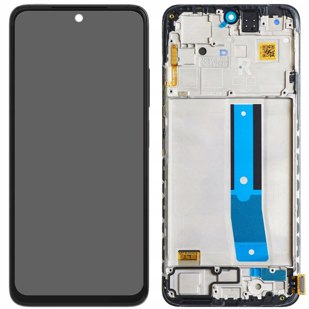 Дисплей Xiaomi Redmi Note 12s у зборі із сенсором і рамкою black service orig