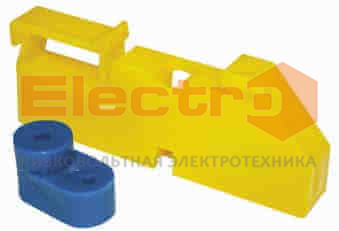 Изолятор нулевой шины на Din-рейку, желтый, Electro - фото 1 - id-p419988943