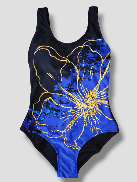 Купальник слитный    Fuba 7802 Марина электрик(В НАЛИЧИИ ТОЛЬКО 46 48   УКР р-ры)