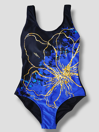 Купальник слитный    Fuba 7802 Марина электрик(В НАЛИЧИИ ТОЛЬКО 46 48   УКР р-ры), фото 1