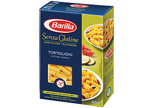 Макарони без глютену Barilla «Tortiglioni» Senza Glutine (макарони трубочки барилу) 400 г.