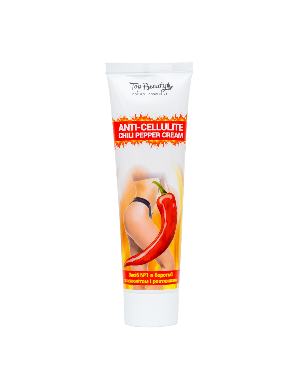Антицелюлітний крем для тіла з чилі перцем Top Beauty "Горижоп", 100 мл, фото 1