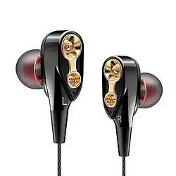 Навушники TOPK із мікрофоном HiFi стерео 3,5 мм чорні (TK-CK8-BL) LS-TKCK8BL