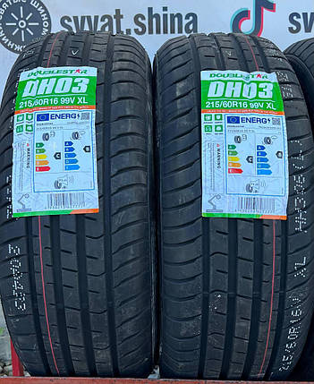 Шини легкові 215/60R16 DOUBLESTAR DH03 (літо), рік випуску 2023, стан нові, фото 1