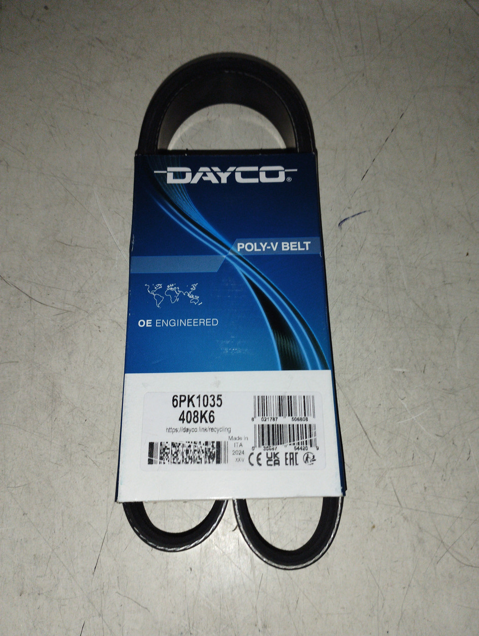 Dayco Ремінь полікліновий 6pk1035